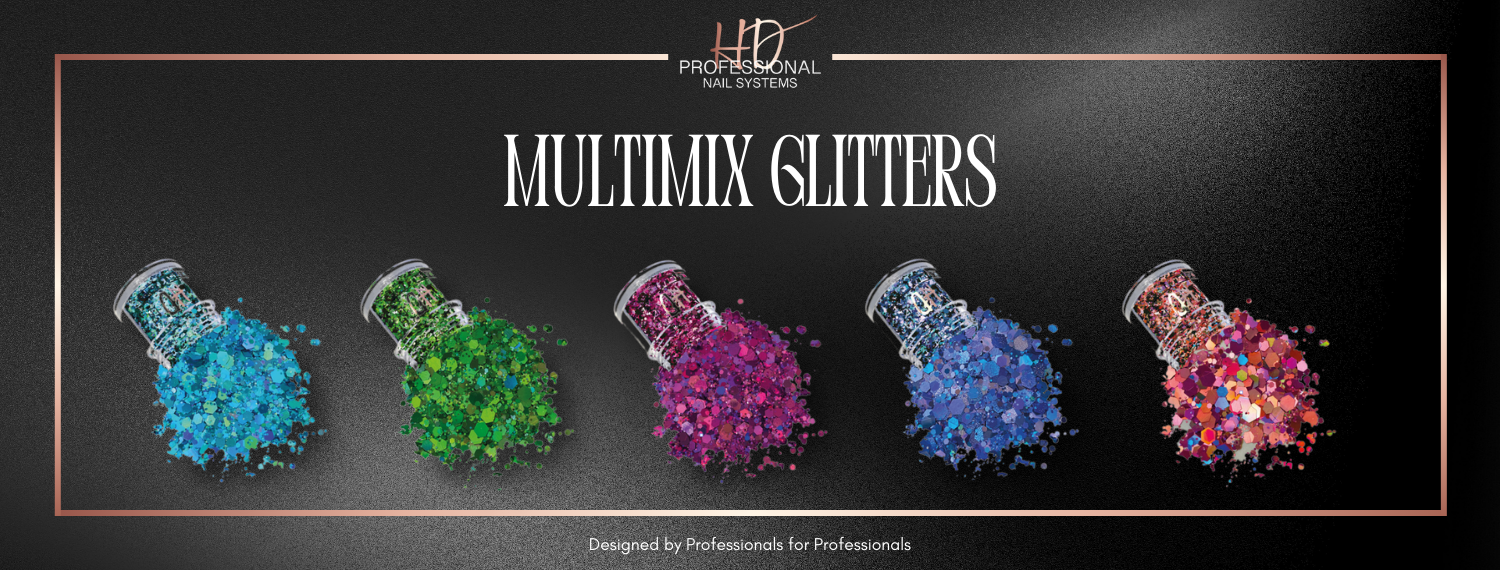 Multi Mix Glitters – Hazel Dixon Nails Ltd
