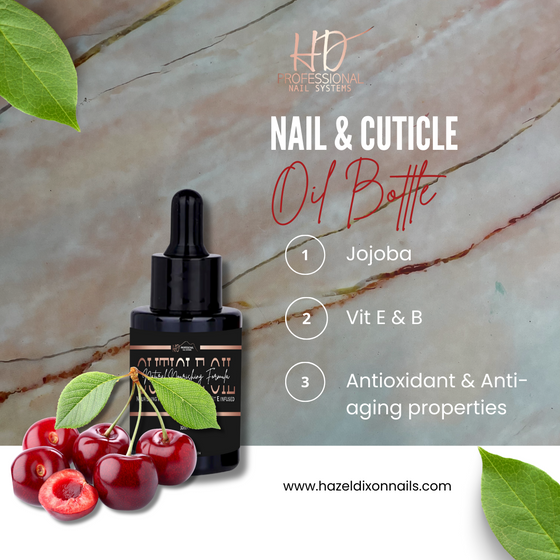 HD PRO Nail & Cuticle Oil - 30ml Desktop - Cherry