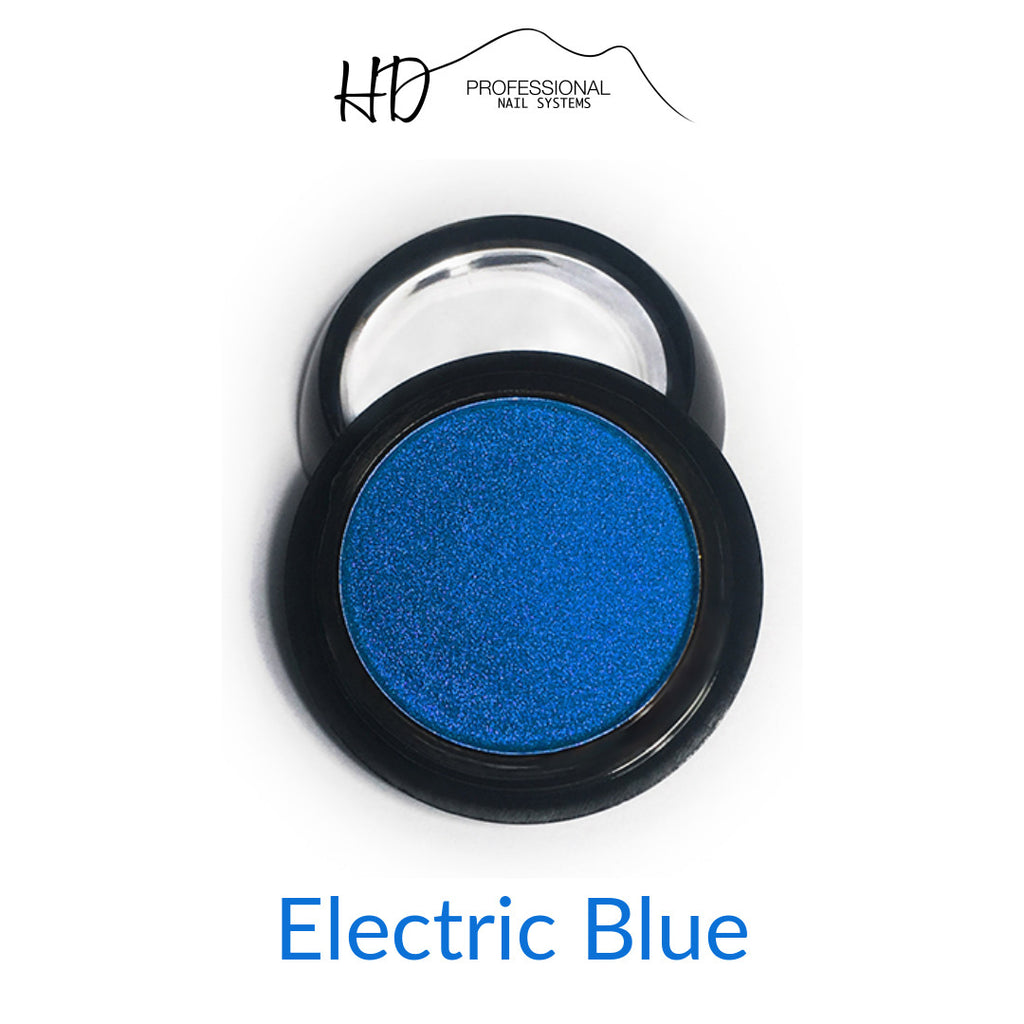 Compact Chrome Powder - Electric Blue