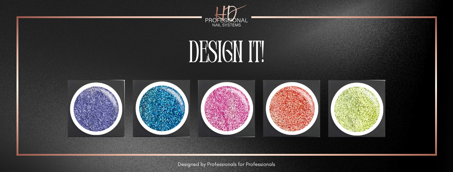 HD Professional Nail systems Design It! Colour & design gel
