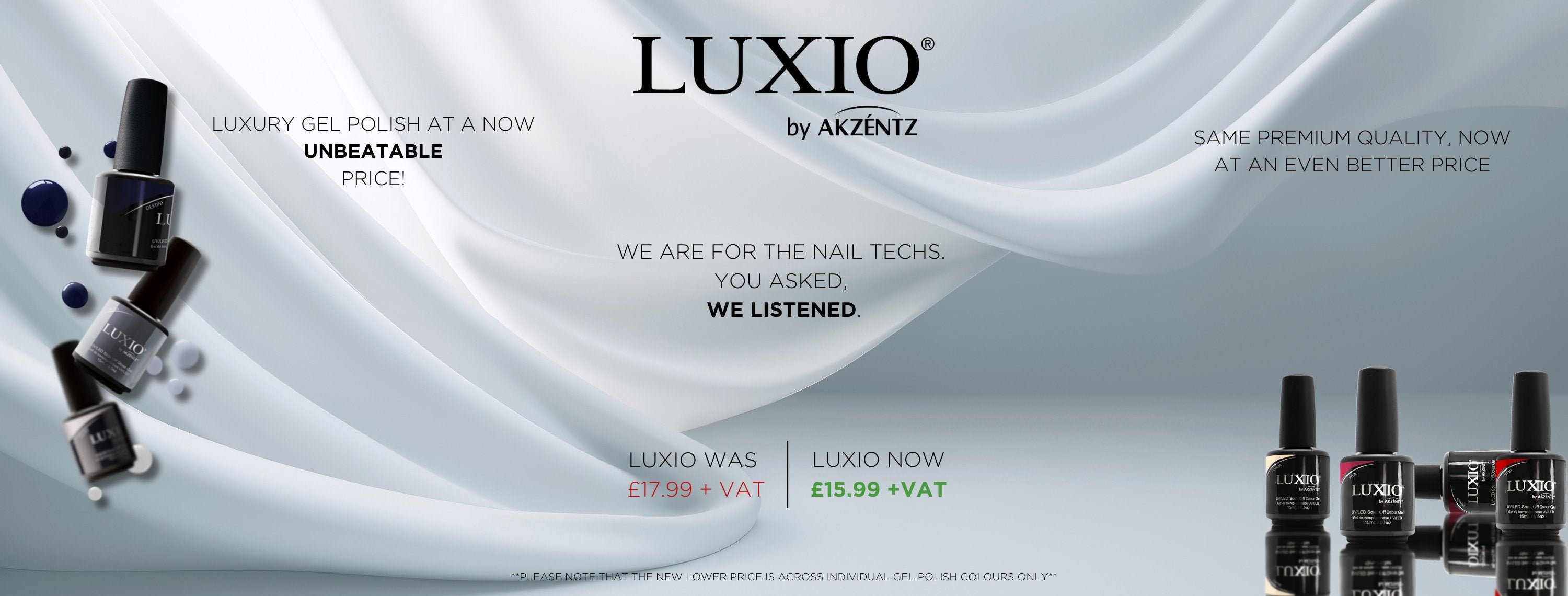 Akzentz Luxio Gel Polish Colours