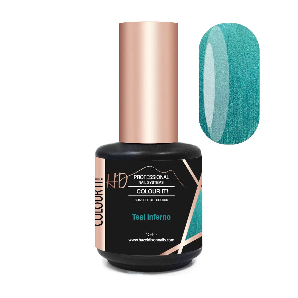 Colour It! Teal Inferno