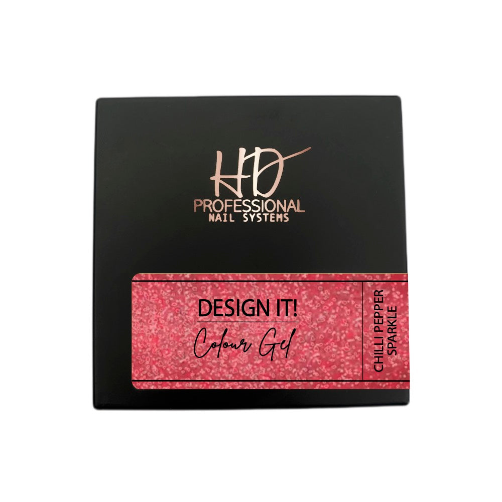 Design It! Colour Gel - Chilli Pepper Sparkle