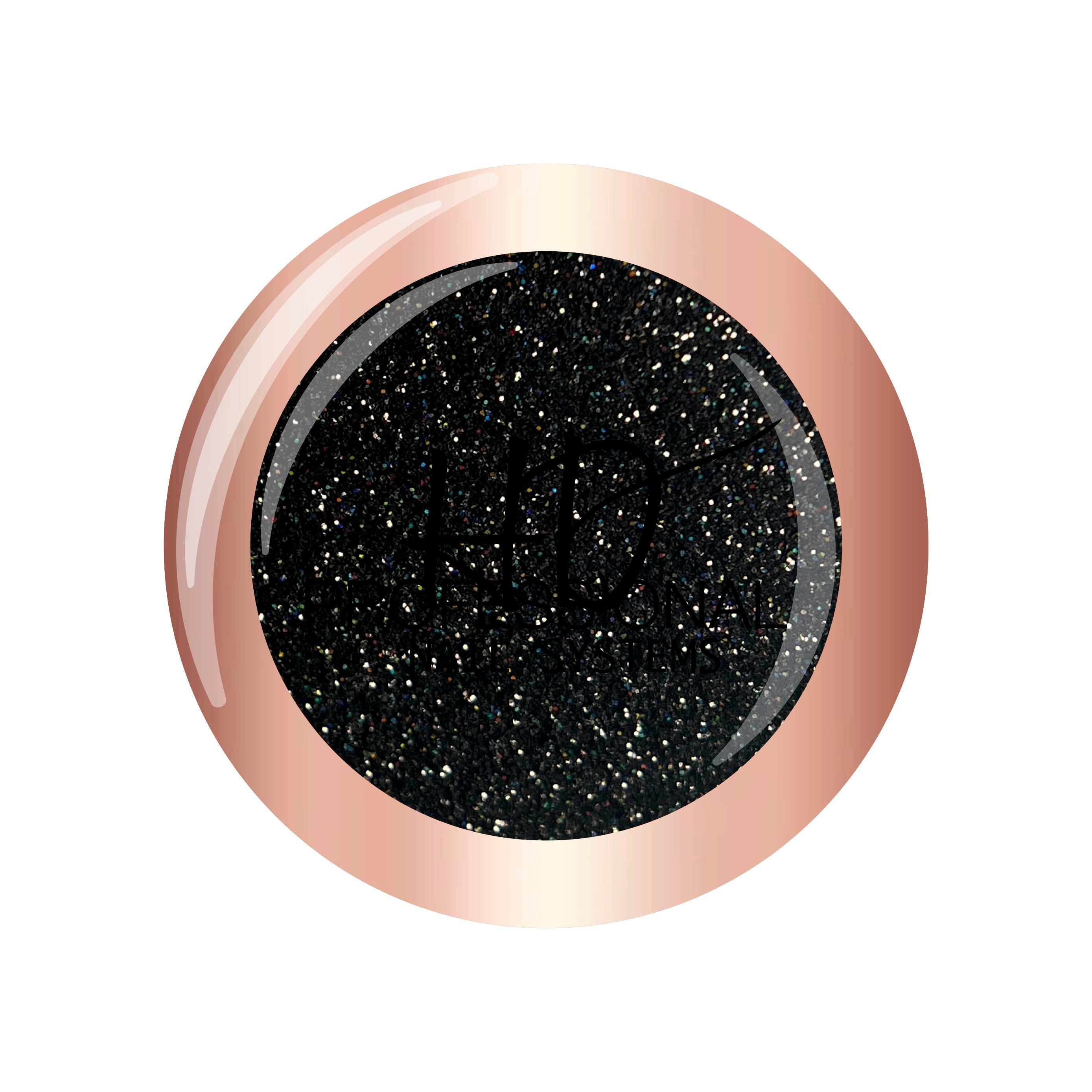 Hola Holographic Glitter - Black *NEW*