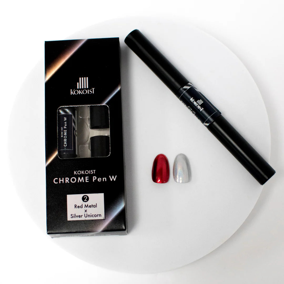 Kokoist Chrome Pen - Red Metal X Silver Unicorn