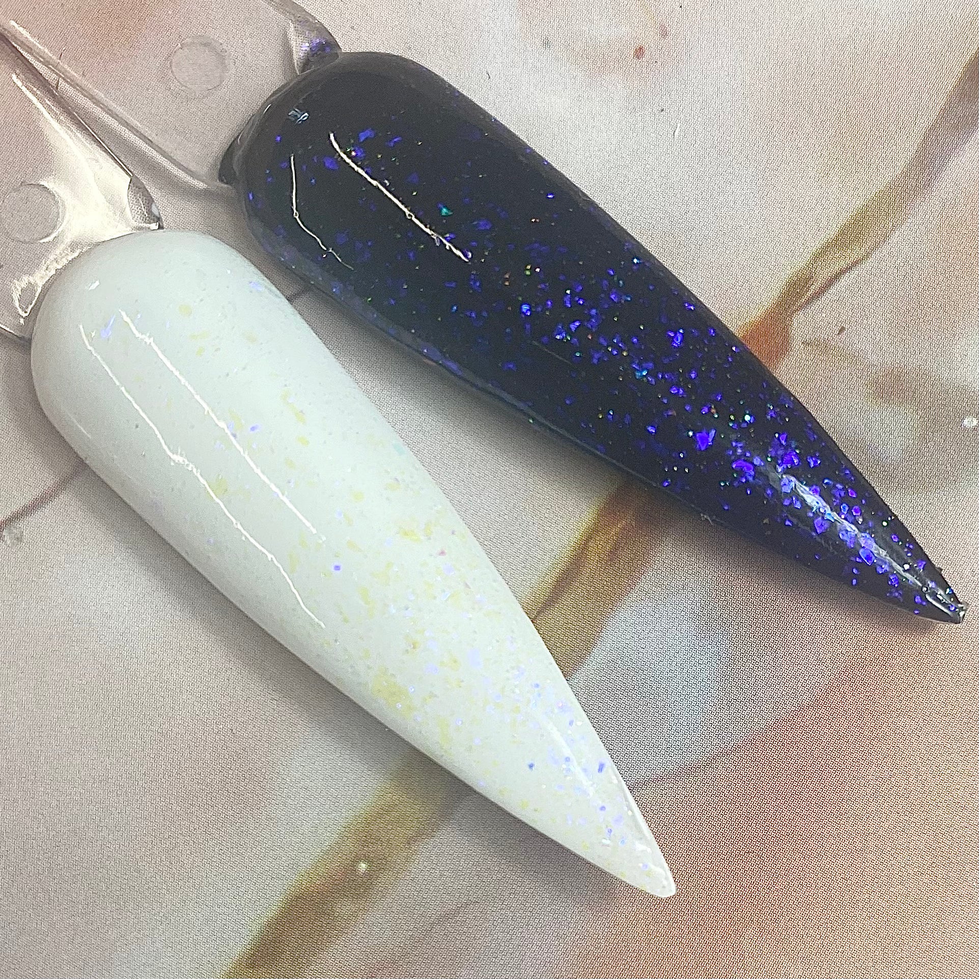 Shine It ! HEMA FREE - No Wipe Candy Flake Top Coat - Amethyst