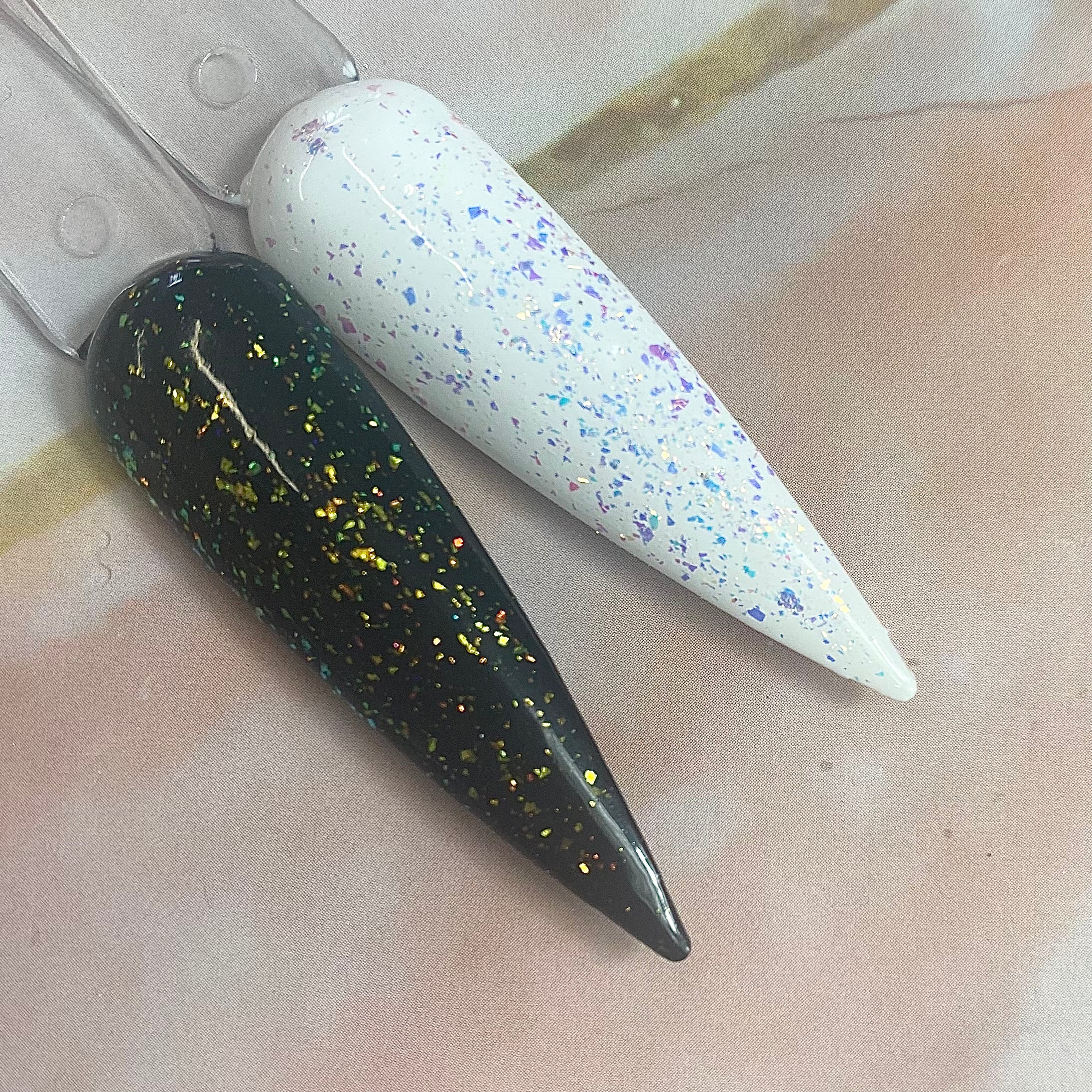 Shine It ! HEMA FREE - No Wipe Candy Flake Top Coat - Blush