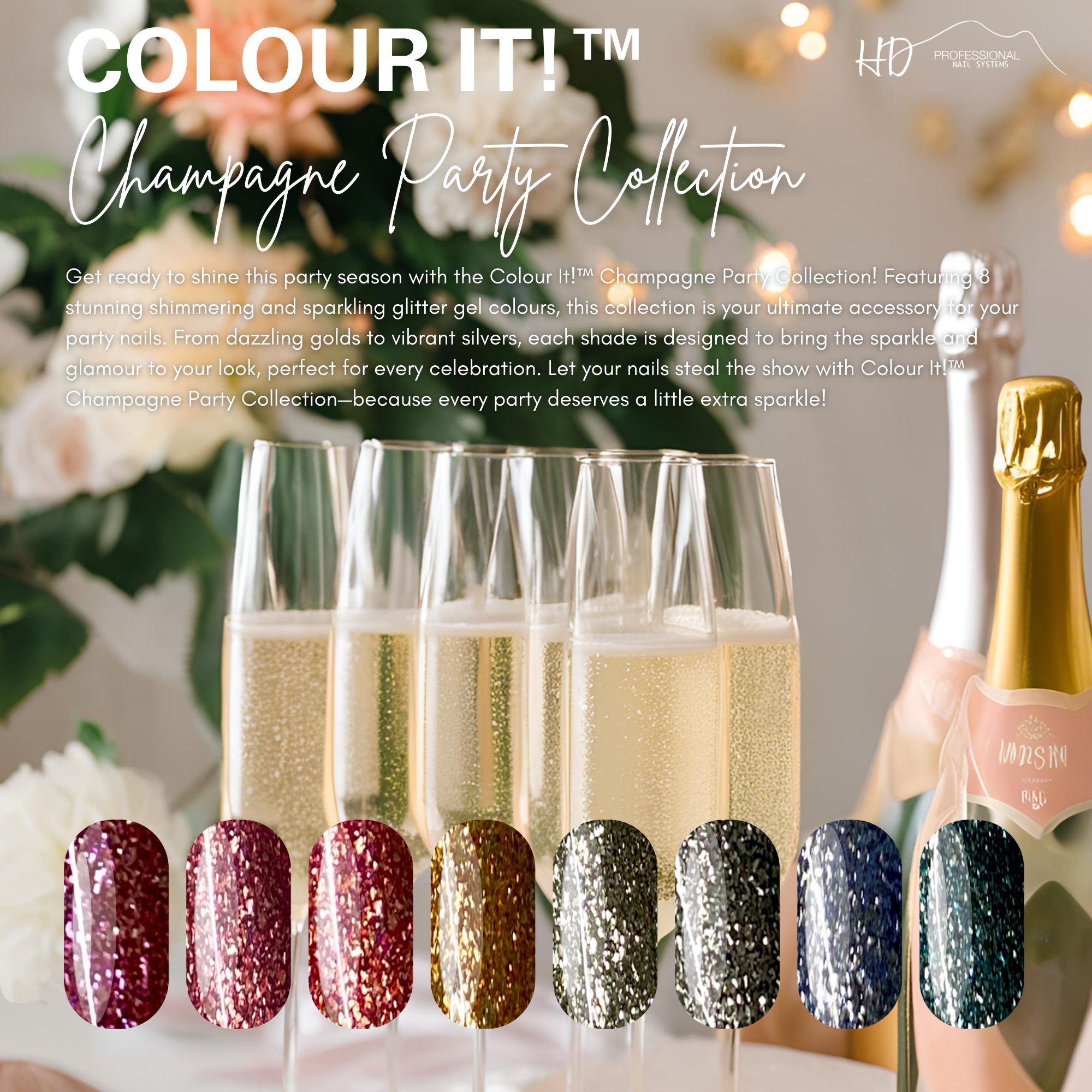 HD Colour It! Champagne Party Collection