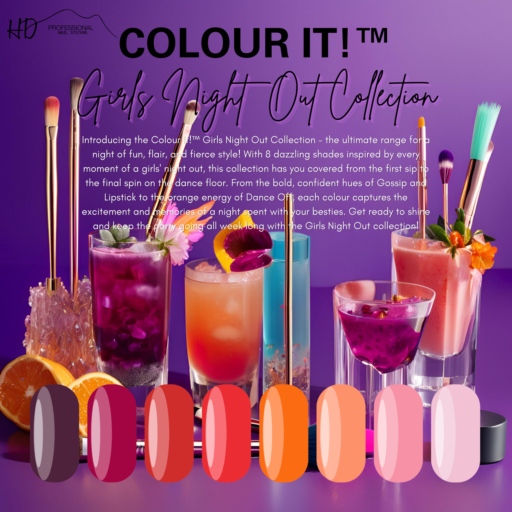 HD Colour It! Girls Night Out Collection