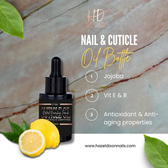 HD PRO Nail & Cuticle Oil - 30ml Desktop - Lemon