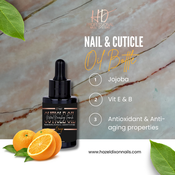 HD PRO Nail & Cuticle Oil - 30ml Desktop - Orange