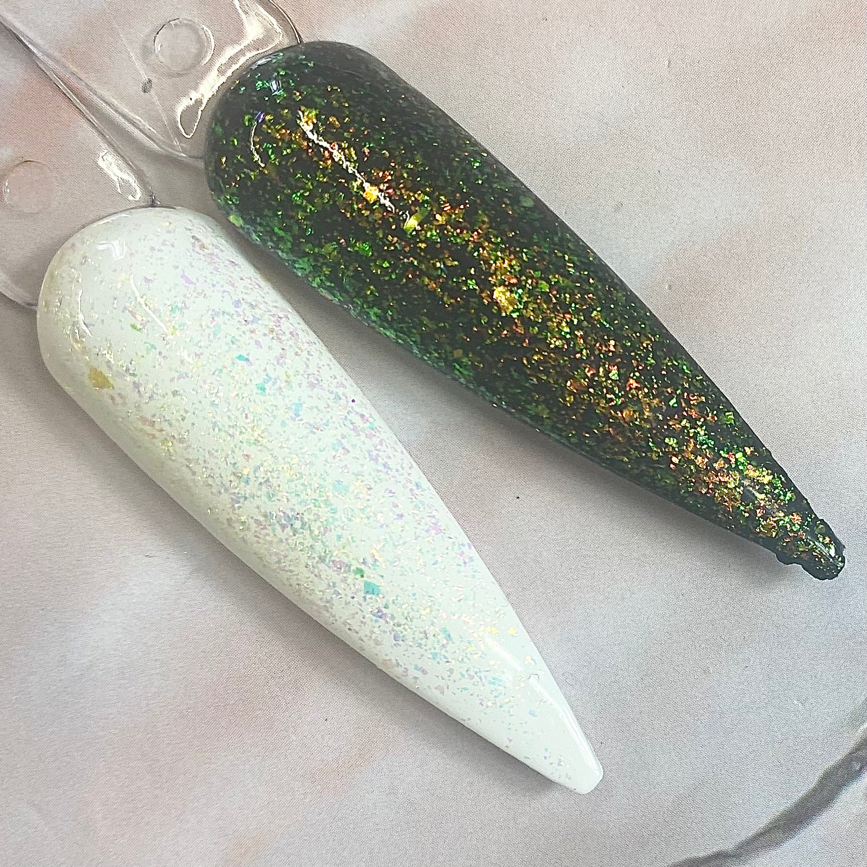 Shine It ! HEMA FREE - No Wipe Candy Flake Top Coat - Pineapple