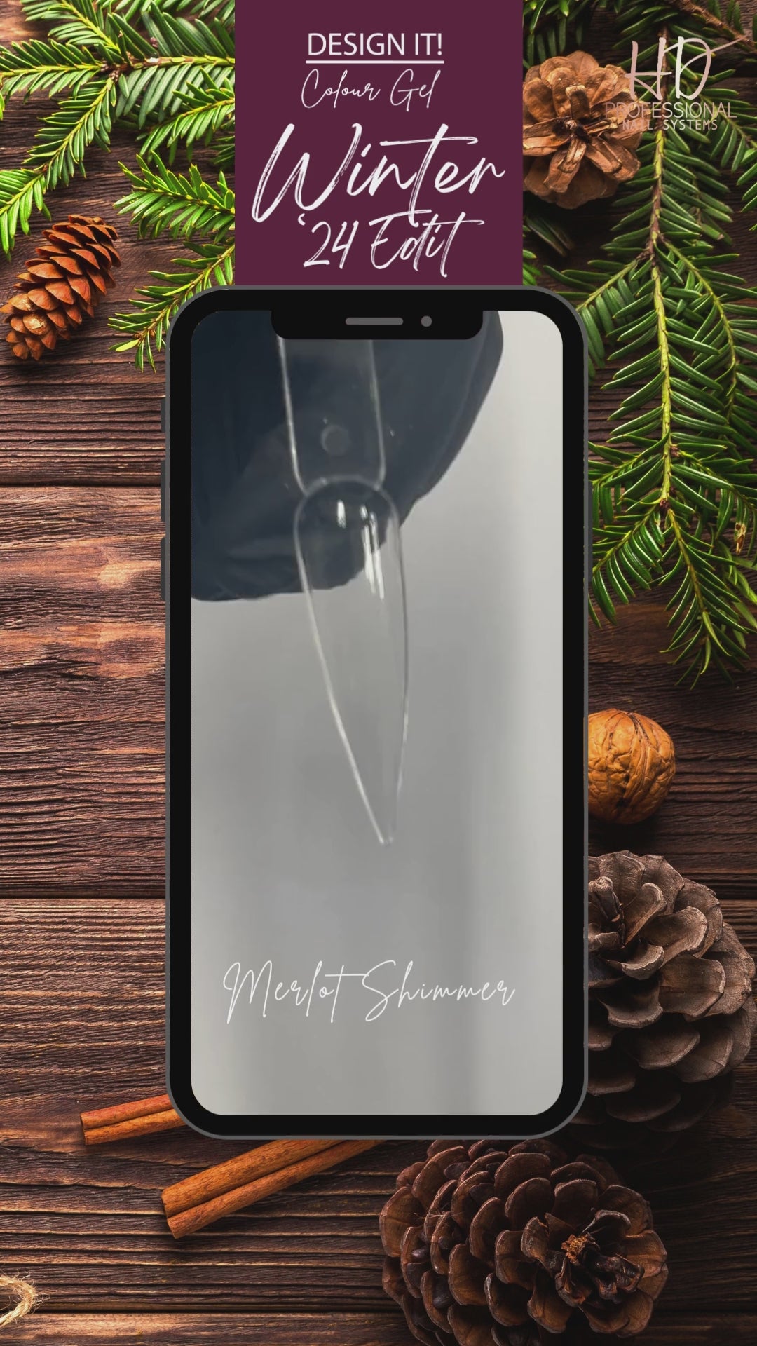 Design It! Colour Gel - Merlot Shimmer