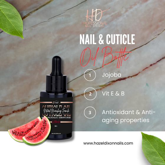 HD PRO Nail & Cuticle Oil - 30ml Desktop - Watermelon *NEW*