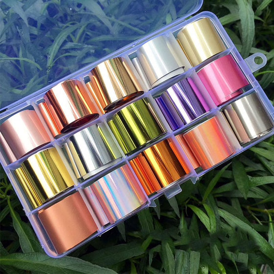 15pc Transfer Foils - Multi