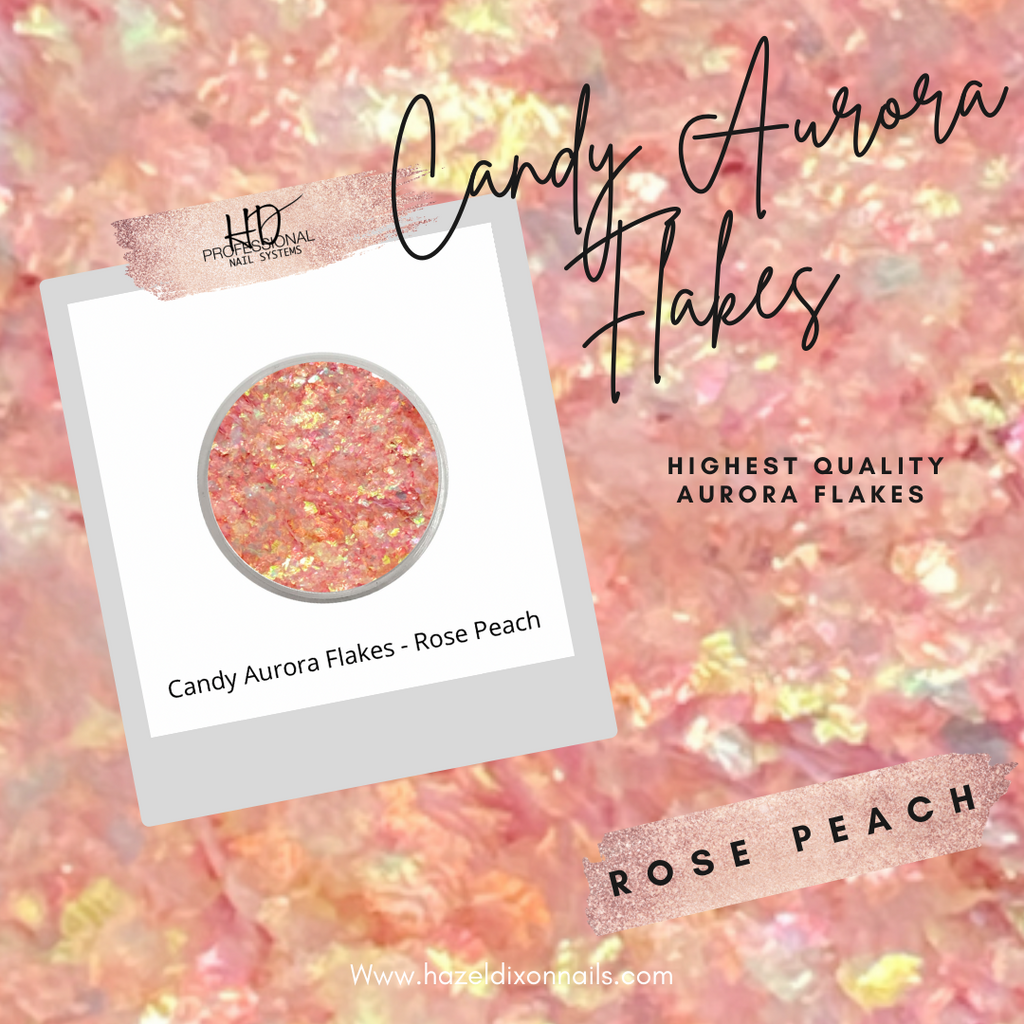 Candy Aurora Flake - Rose Peach
