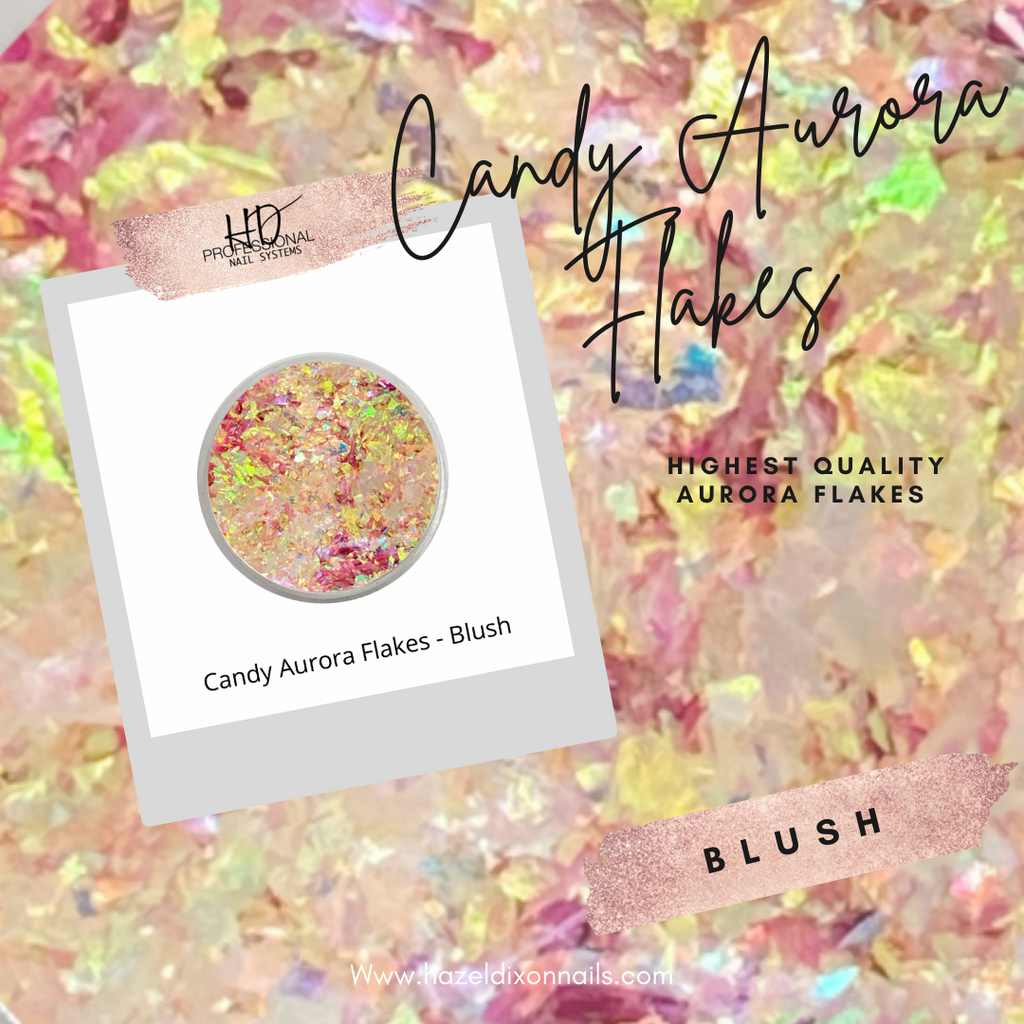 Candy Aurora Flake - Blush