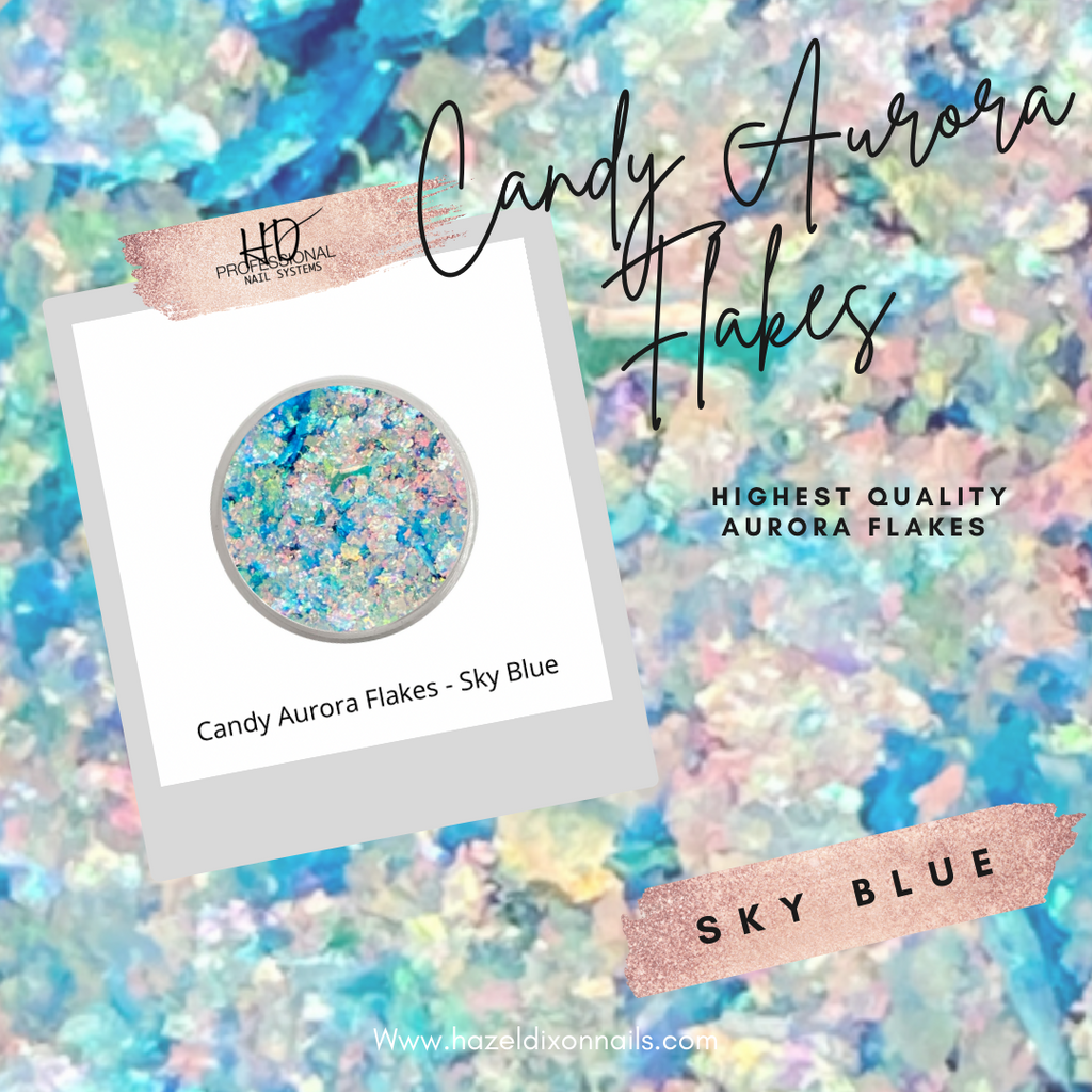 Candy Aurora Flake - Sky Blue