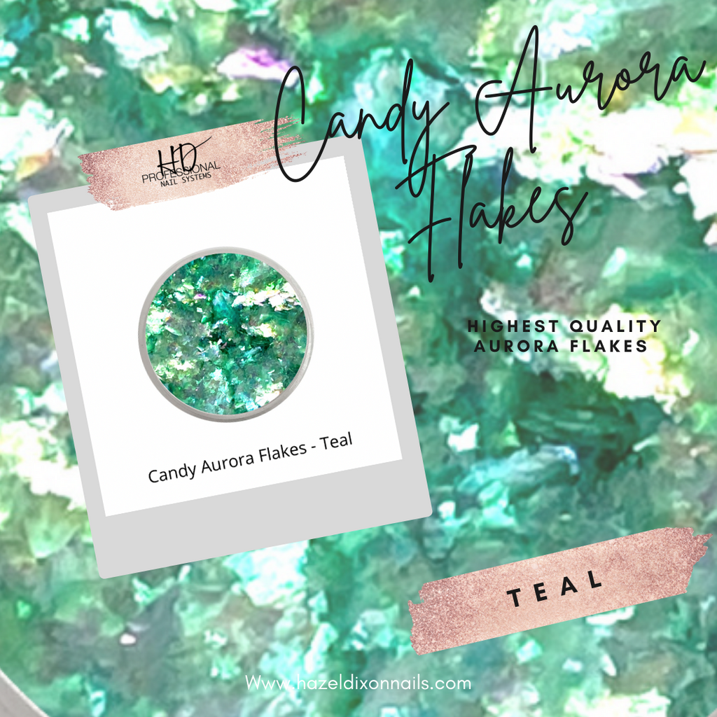 Candy Aurora Flake - Teal