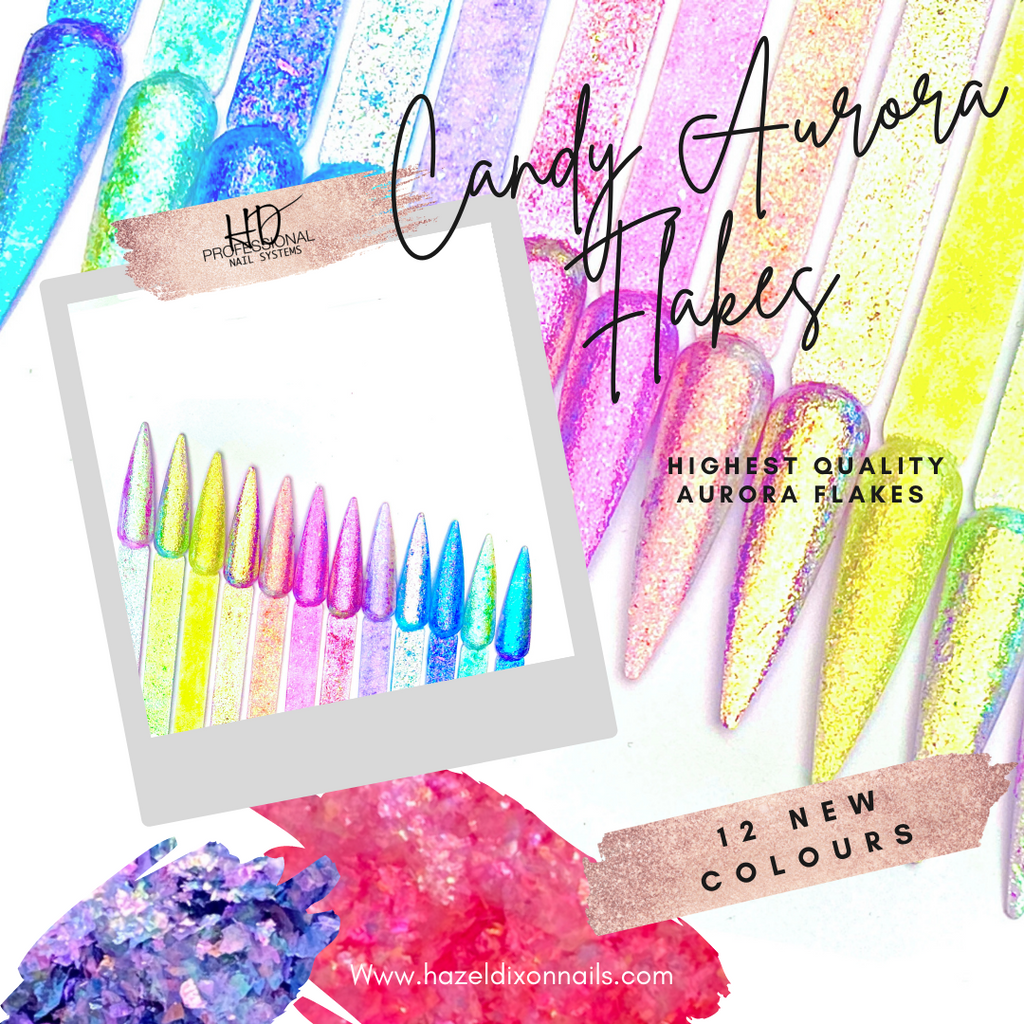 Candy Aurora Flake - Blush