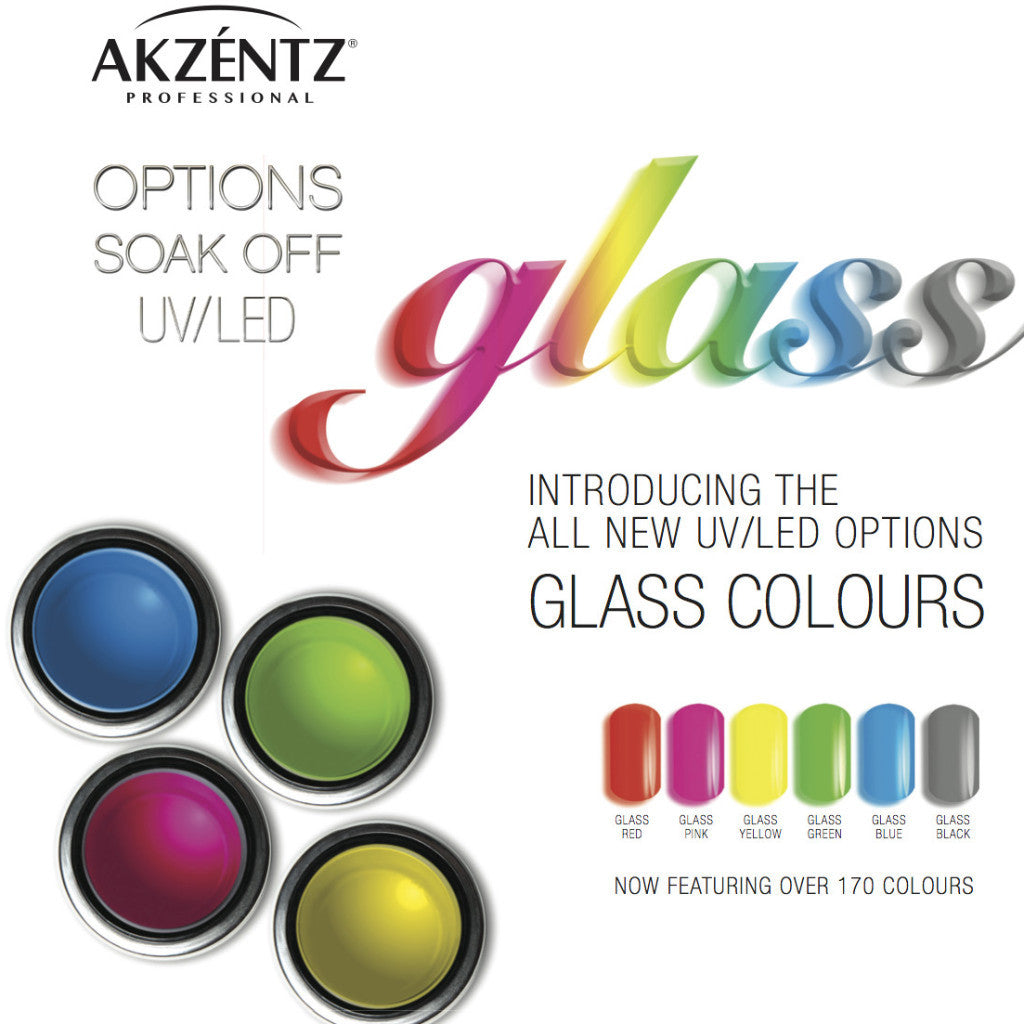 Options Soak Off Gel - Glass Blue