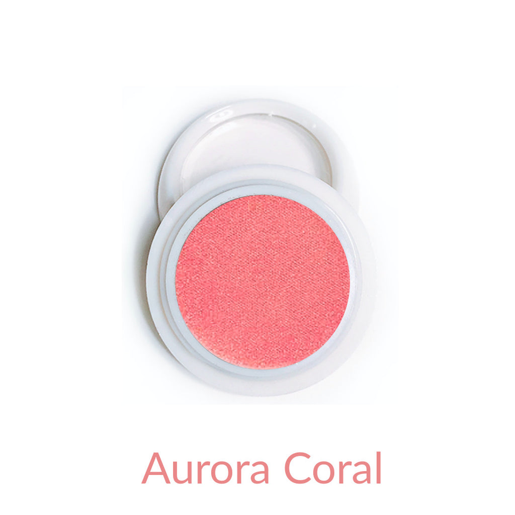 Candy Compact Chrome Powder - Aurora Coral