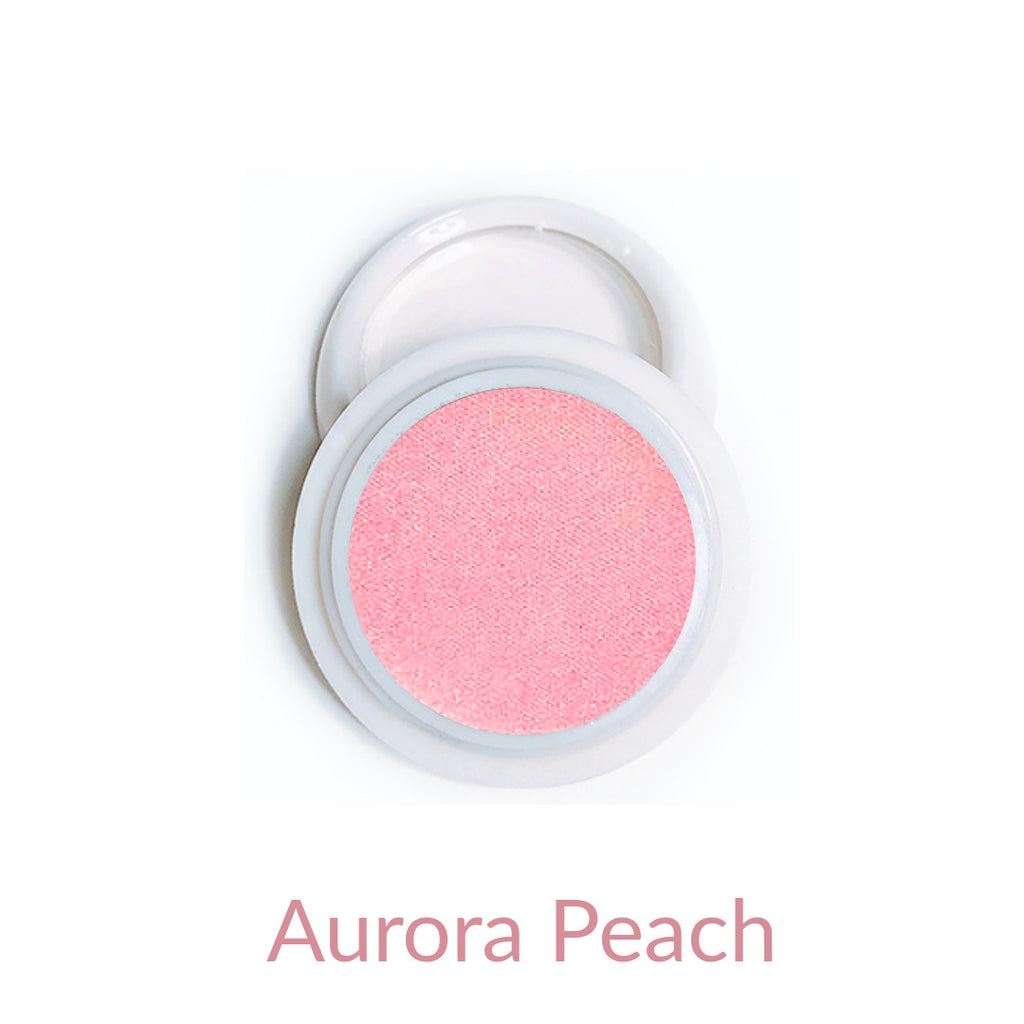 Candy Compact Chrome Powder - Aurora Peach