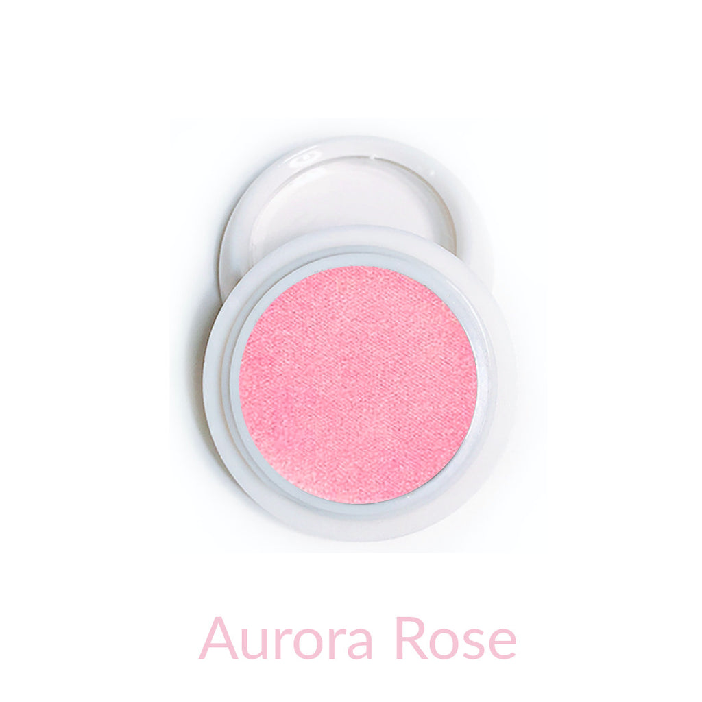 Candy Compact Chrome Powder - Aurora Rose