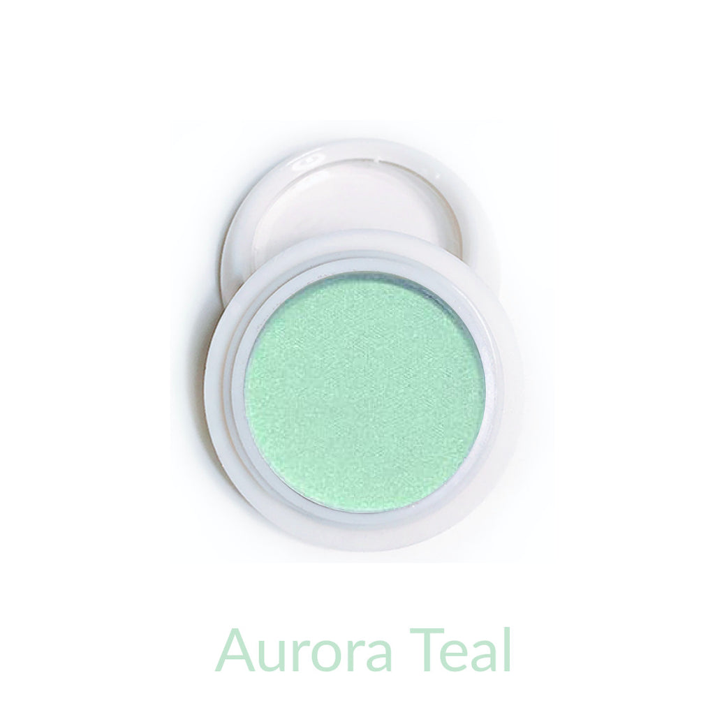 Candy Compact Chrome Powder - Aurora Teal