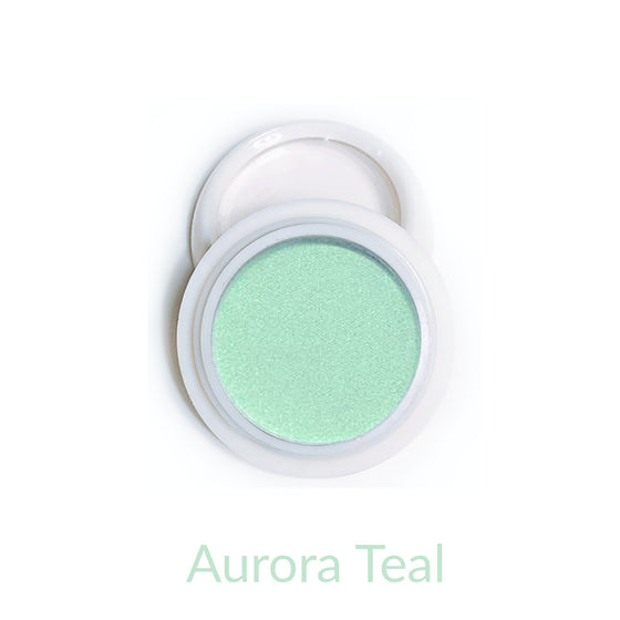 Candy Compact Chrome Powder - Aurora Teal