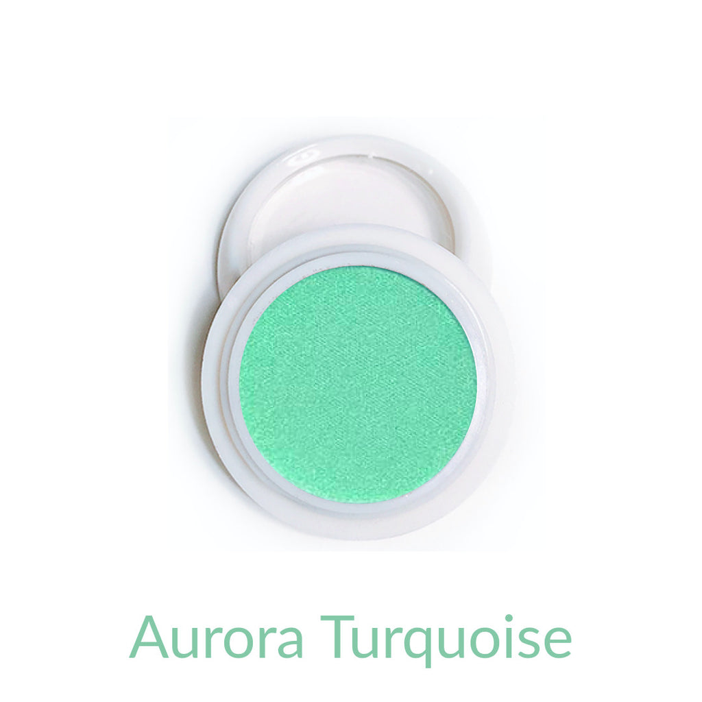 Candy Compact Chrome Powder - Aurora Turquoise