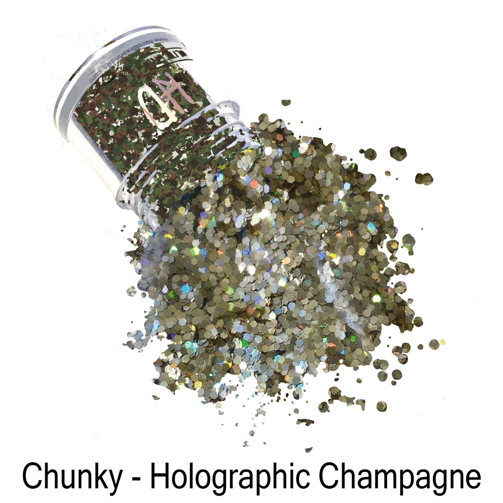 Chunky Glitter - Holo Champagne