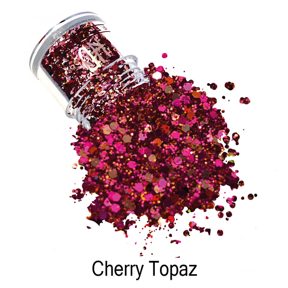 Precious Gems Multi Mix Glitter - Cherry Topaz