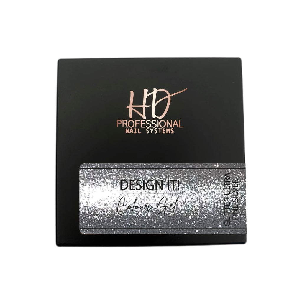 Design It! Colour Gel - Glitter - Ultra Fine Silver