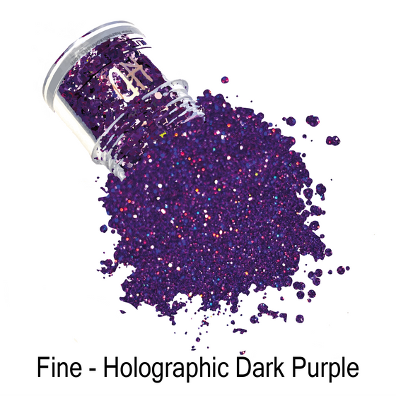 Fine Glitter - Holo Dark Purple