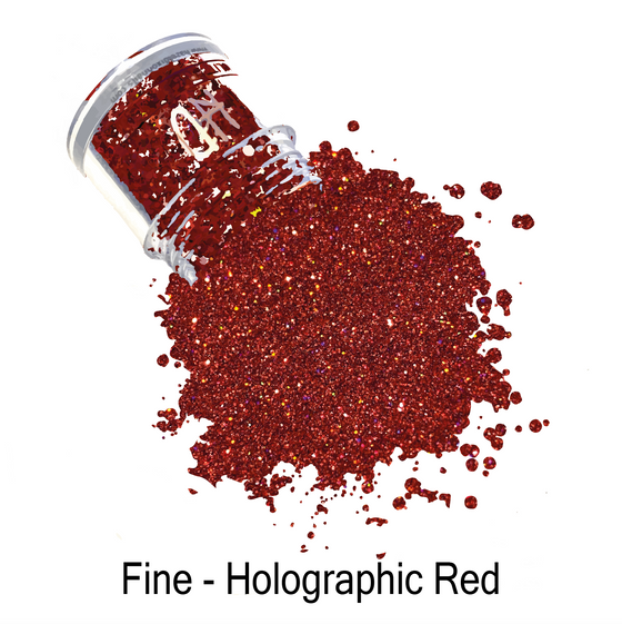 Fine Glitter - Holo Red