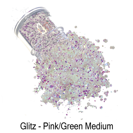 Glitz Medium Glitter - Pink/Green
