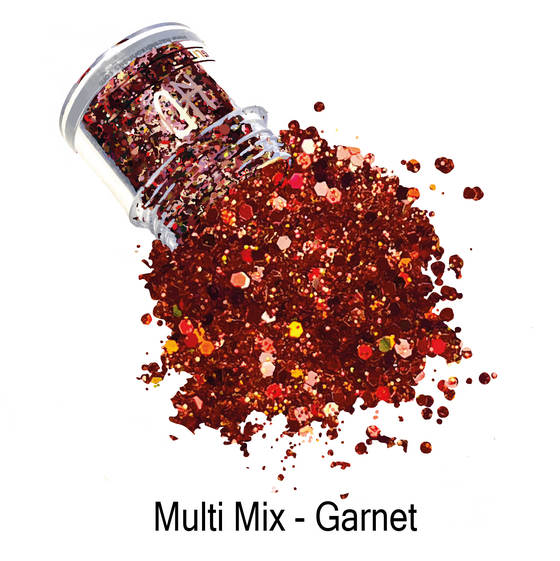 Precious Gems Multi Mix Glitter - Garnet