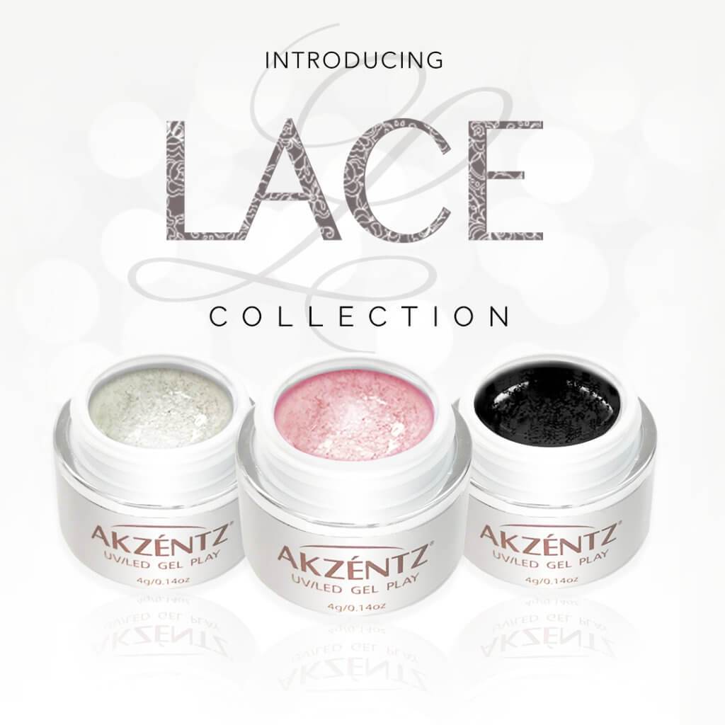 Gel Play Lace Effect - Black