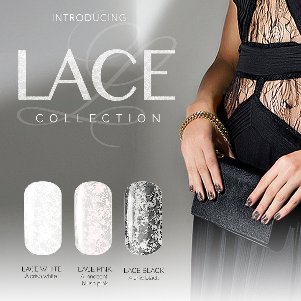 Gel Play Lace Effect - Black