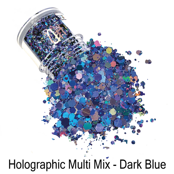 Holographic Multi Mix - Dark Blue