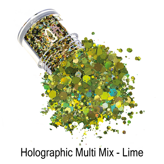 Holographic Multi Mix - Lime