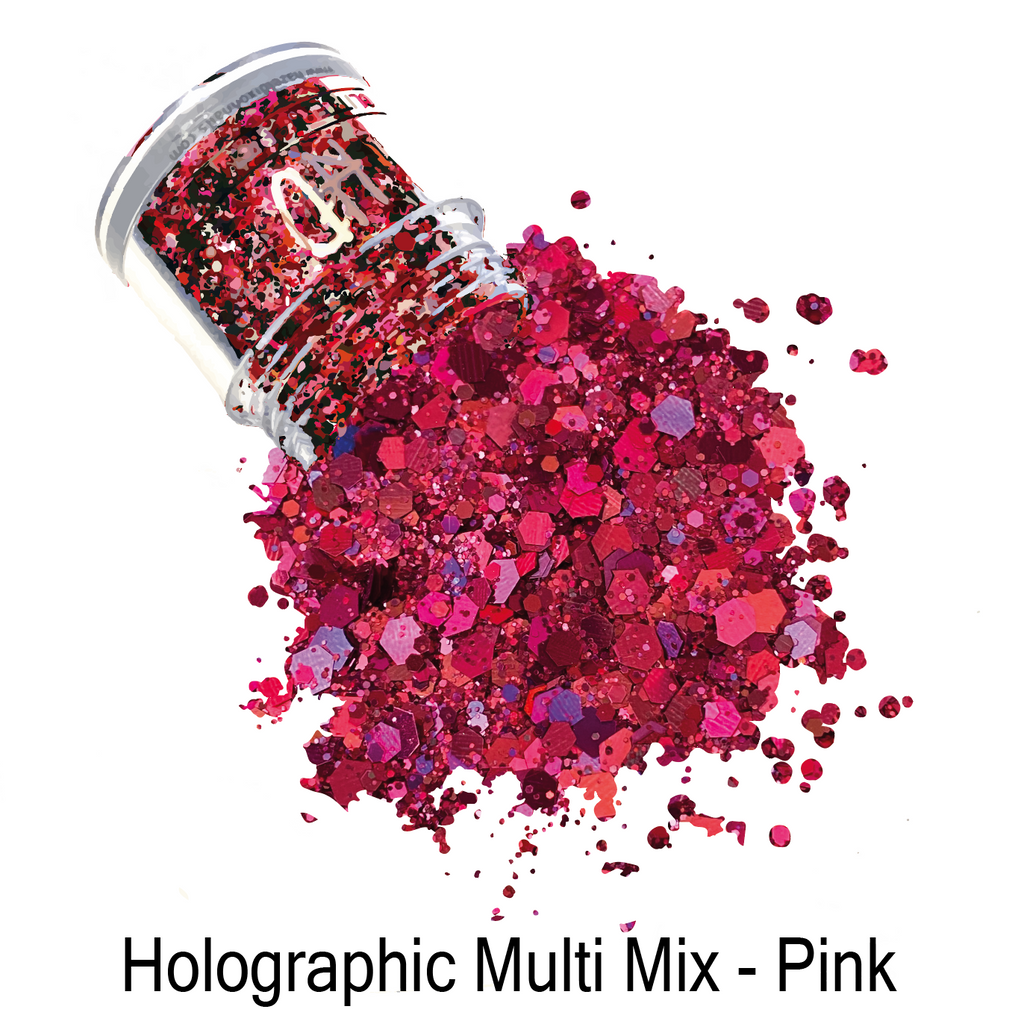 Holographic Multi Mix - Pink