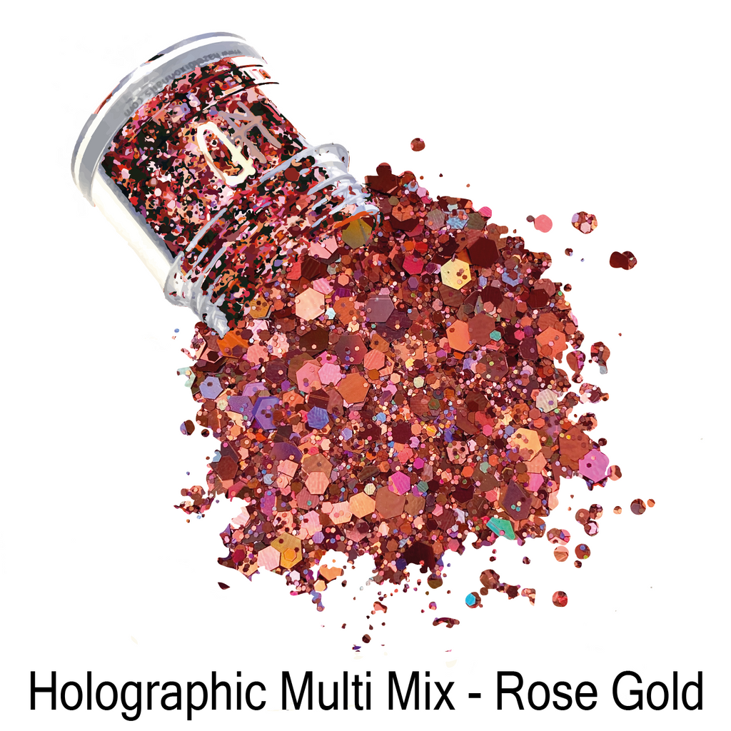 Holographic Multi Mix - Rose Gold