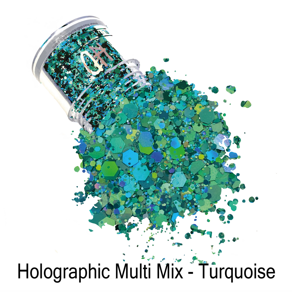 Holographic Multi Mix - Turquoise