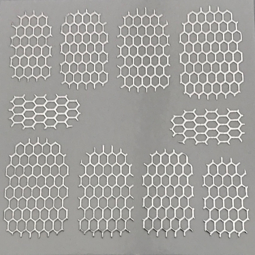 HD Nail Art Metallic Stickers Silver