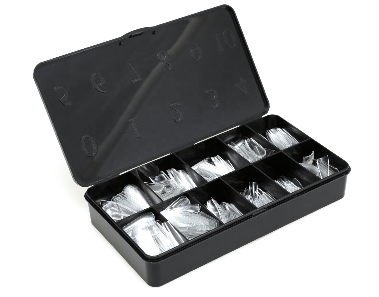 Full Cover Soft Gel Nail Tips - Long Coffin