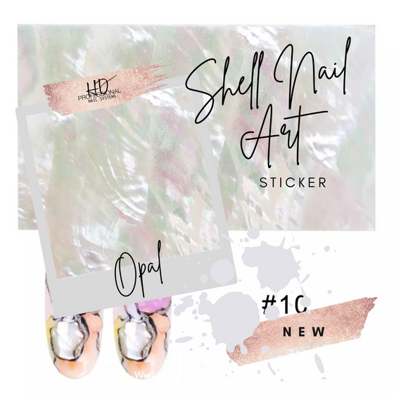 *NEW* Shell Nail Art Sticker - Opal