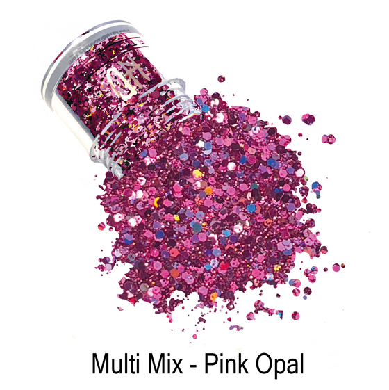 Precious Gems Multi Mix Glitter - Pink Opal
