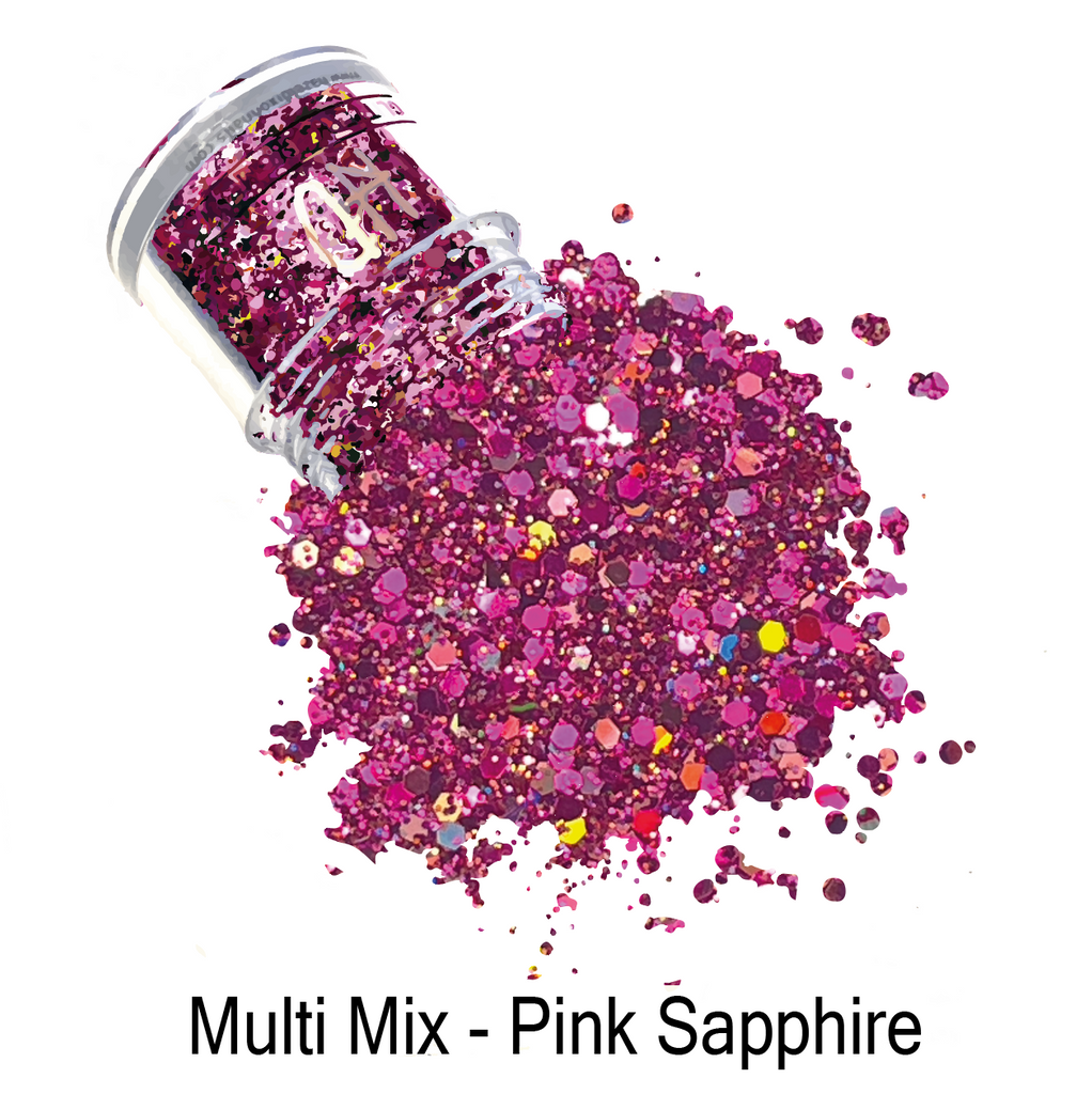Precious Gems Multi Mix Glitter - Pink Sapphire